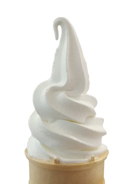 Cono de helado, colse up, diecut — Foto de Stock