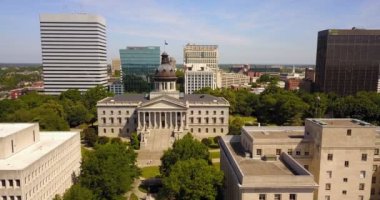 Columbia Güney Carolina Eyalet evinde üzerinde süslü mimari