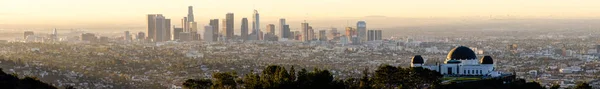 Icónico Pueblo Los Ángeles California Extiende Todas Las Direcciones Hasta — Foto de Stock