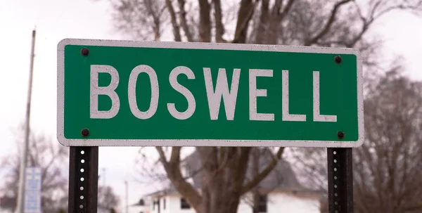 グラント郡 ベントン郡 Boswell の都市の上限があります — ストック写真