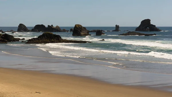 Las Espectaculares Vistas Océano Son Comunes Costa Oregon Largo Ruta — Foto de Stock