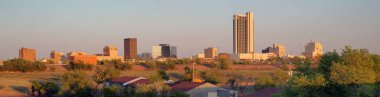 Kuzey Teksas town metro alanında in Amarillo uzun panoramik manzaralı