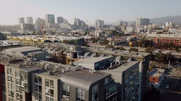 Sur Les Rues Secondaires Les Toits Extérieur San Jose Californie — Video