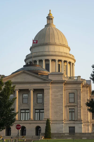 Gräsmattan Har Bara Varit Klippas Grund Den State Capitol Centrala — Stockfoto