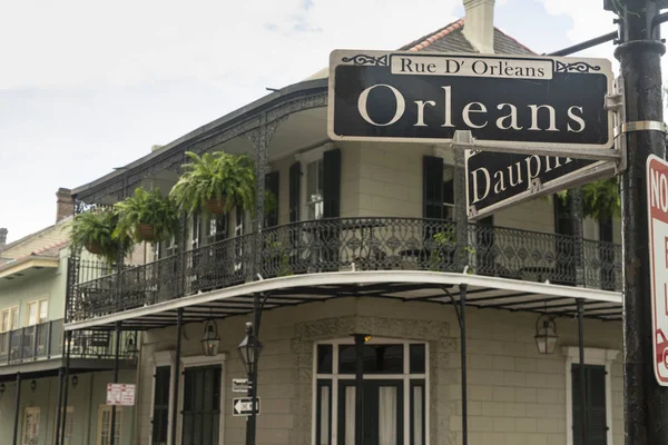 New Orleans Louisiana Fransız Çeyrek Eğlence Müzik Ile Ünlüdür — Stok fotoğraf