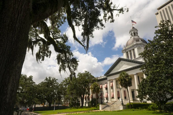 Barreiras Segurança Protegem Edifício Capital Estado Tallahassee Florida — Fotografia de Stock