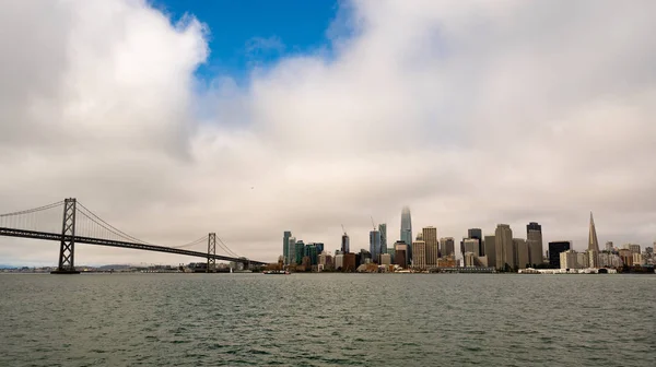 Üzerinden Dışarı Göster Bay San Francisco Kaliforniya Şehir Şehir Manzarası — Stok fotoğraf