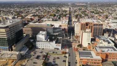 Allentown Pennsylvania şehir şehir merkezi kentsel silüeti üzerinde