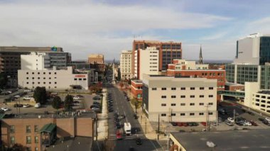 Çalışma mavi yakalı şehir Allentown Pa hava bir bakış açısından