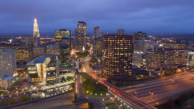 Hartford Connecticut gelişen metropol şehir merkezine taşıt sürücü