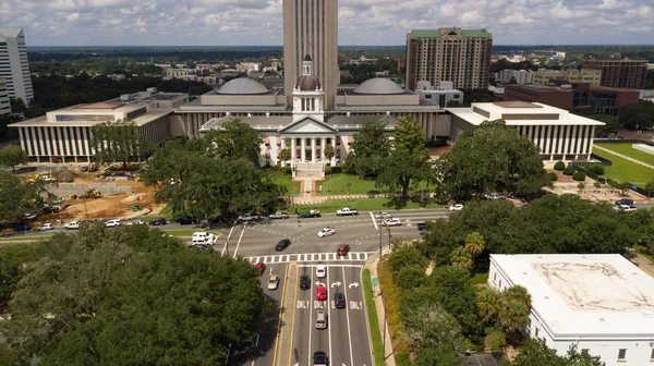 Cidade Capital Tallahassee Florida Prende Edifício Escritório Governo Mostrado Aqui — Fotografia de Stock