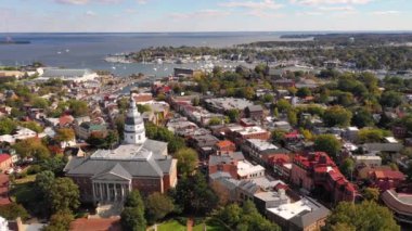 Annapolis Capital City'nin Maryland uykulu şehir şehir merkezi 