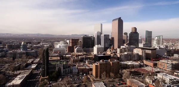 Nieuwbouw Veren Omhoog Het Centrum Van Denver Colorado — Stockfoto