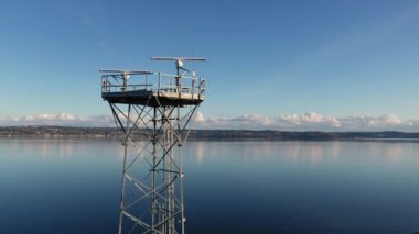 Radar hava istasyonu kule Puget Sound Washington ABD