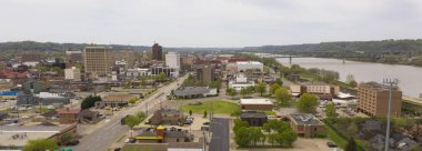 Charleston Batı Virginia Kanawha Nehri Üzerinde Yükseltilmesi