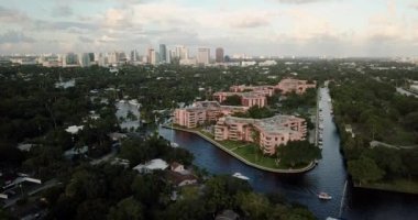 Tekneler Fort Lauderdale Florida East Coast Kanal Hareket