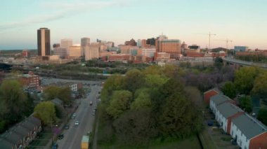 Morning Light Downtown City Skyline Riverfront Park Richmond Virginia