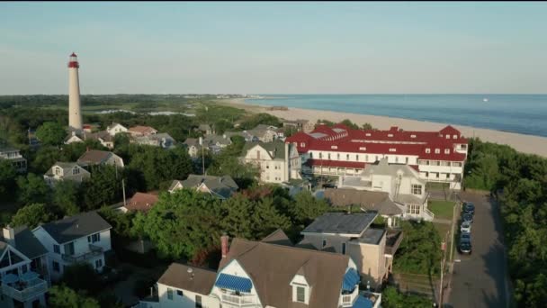 Cape May Point Faro Costero — Vídeos de Stock