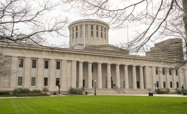 Columbus Downtown Kentsel Çekirdek Ohio Statehouse Grounds