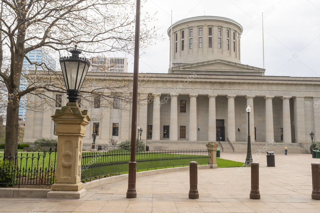 The Ohio Statehouse Grounds in the Downtown Urban Core of Columbus