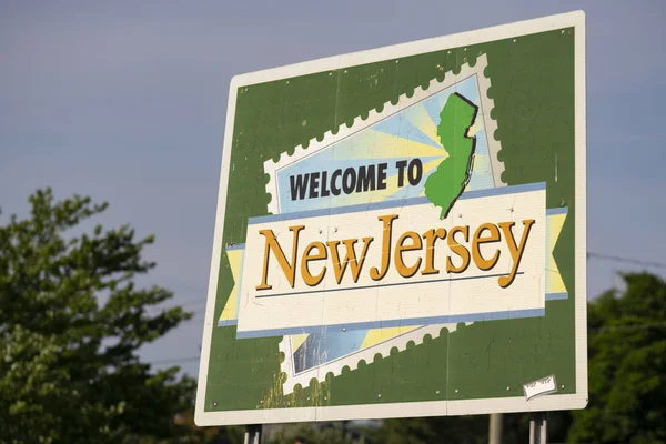 New Jersey Otoyol İlan Panosu Yol Tabelasına Hoşgeldiniz