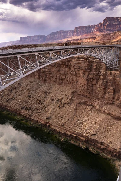 Bridge Over the Colorado River at the Navajo Bridge at Marble Canyon — Stock Photo, Image