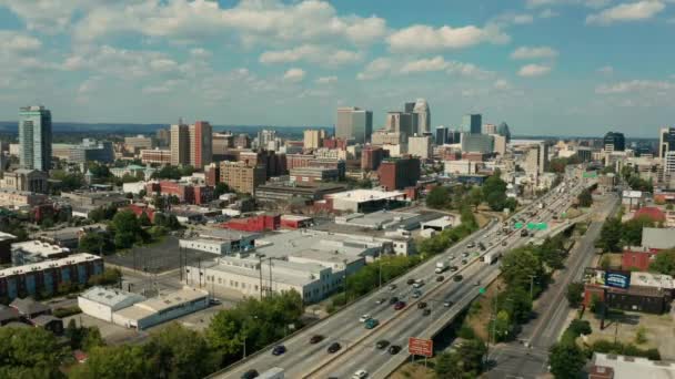 Auto Gaan Neer Snelweg Sneller Dan Normaal Louisville Kentucky — Stockvideo