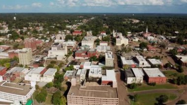 Batı Mississippi Eyaleti Usa 'da Vicksburg' a doğru ilerliyoruz.