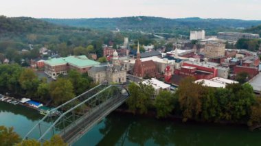 Frankfurt 'tan Kentucky Şehir Merkezi' ne Hava Görüntüsü