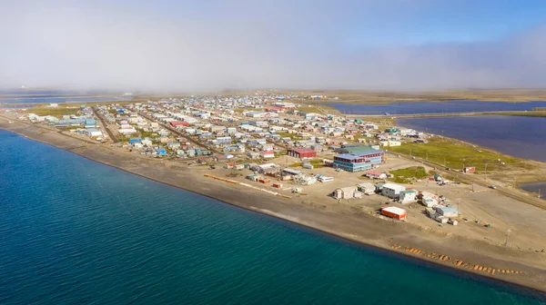 Ciudad Más Grande Del Borough North Slope Estado Alaska Encuentra —  Fotos de Stock