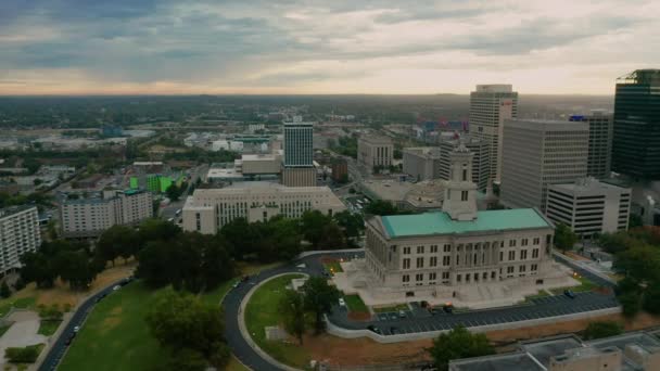 Nashville Tennessee Centrum Miasta Skyline Main Street Architecture — Wideo stockowe