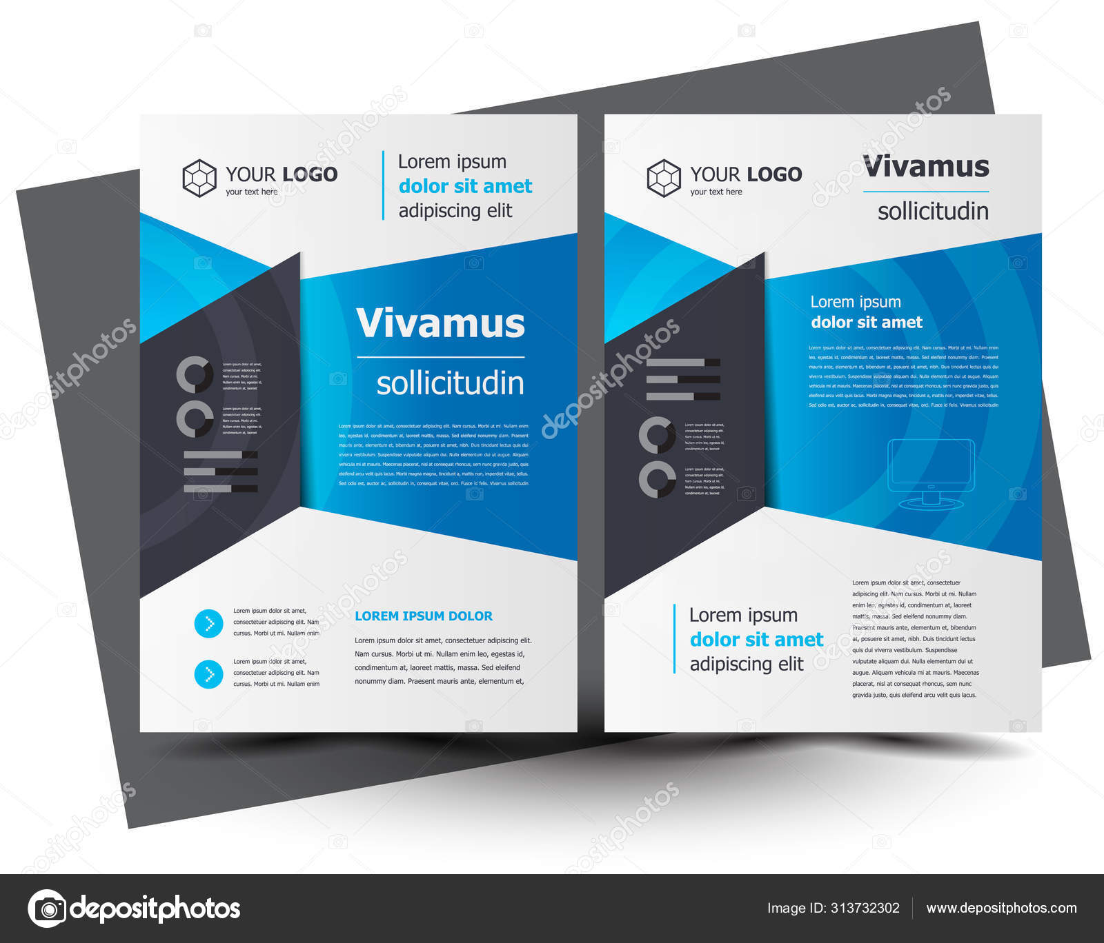 Flyer Brochure Design Business Flyer Size Template Creative Leaflet Trend Stock Vector C Photoyou