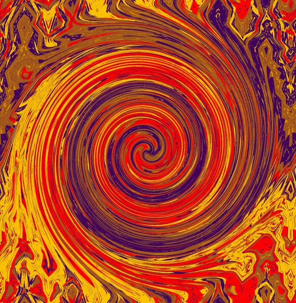 Flerfärgad cirkulär spiral — Stockfoto