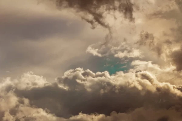 Amazing Grey Storm Clouds Deep Emotion Day — Stock Photo, Image