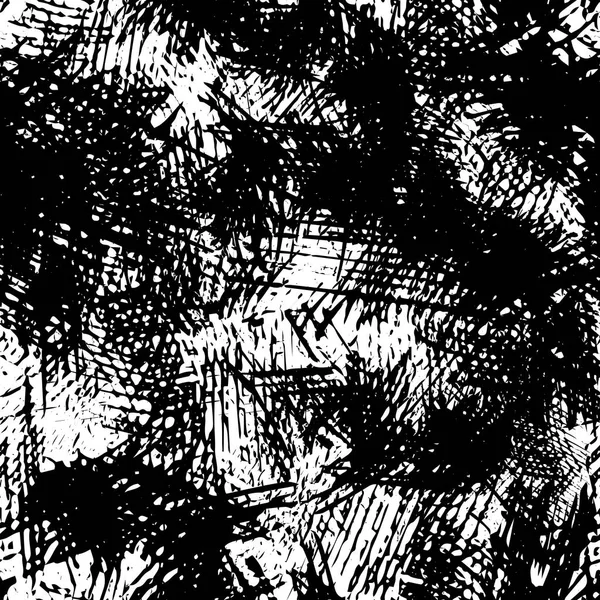 Vektör seamless modeli el vuruşları çizilmiş. Beyaz arka planda siyah.