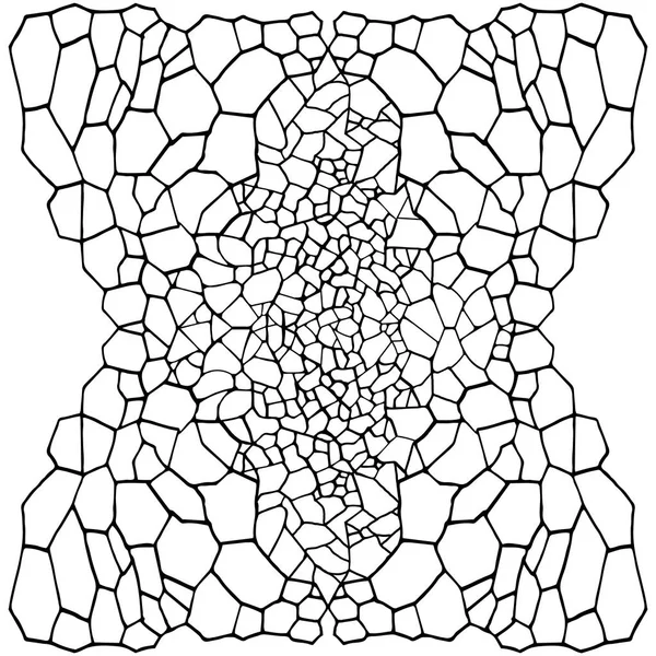 Vektör öğesi çatlaklar. Beyaz arka plan üzerinde doğrusal sanat.