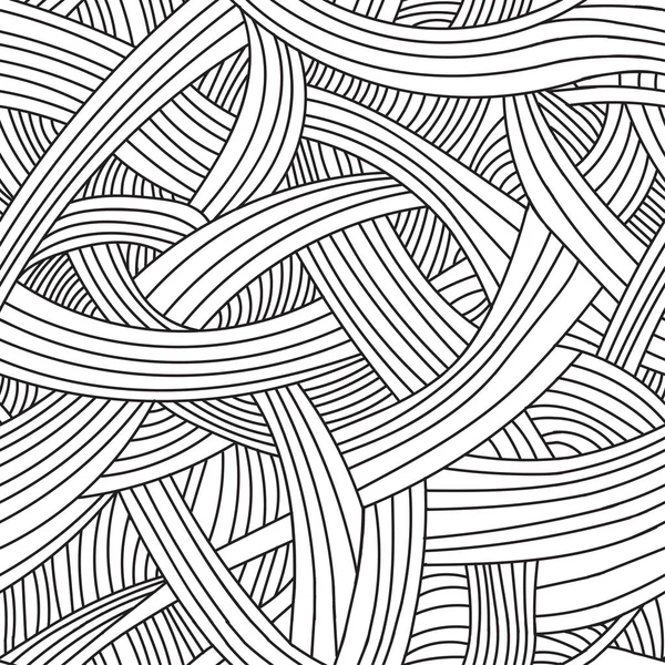 Vektör Dikişsiz soyut desen. Satır resmi beyaz siyah.