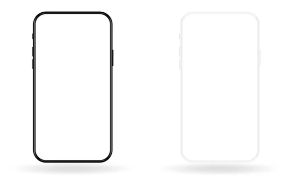 Nueva plantilla de maqueta de smartphone móvil vectorial — Vector de stock