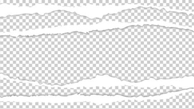 yırtık kağıt ile yırtık kenarlar vektör. Mockup tasarım şablonu 