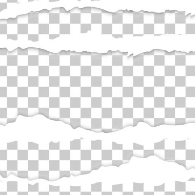 yırtık kenarlar mockup tasarım ile yırtık kağıt vektör 