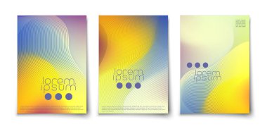 Trendy örgü minimal soyut arka plan kapakları