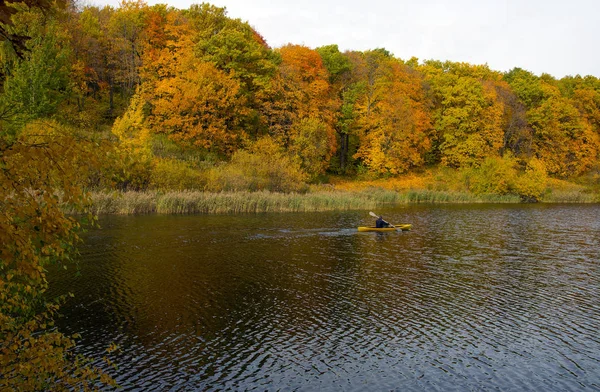 Herfst Landschappen Aan Wolga Nizjni Novgorod Regio — Stockfoto