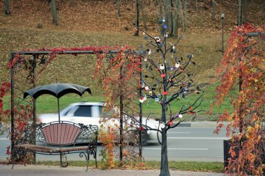 kentsel çevre, Nizhniy Novgorod dekorasyon için hafif metal konstrüksiyon