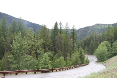Glacier Ulusal Parkı Inside, Montana, ABD
