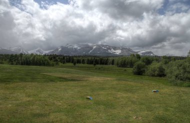 Glacier Ulusal Parkı Inside, Montana, ABD