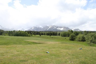 Glacier Ulusal Parkı Inside, Montana, ABD