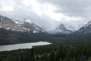 Glacier Ulusal Parkı Inside, Montana, ABD