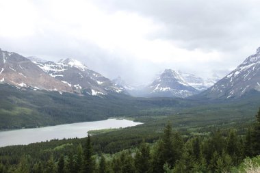 Glacier Ulusal Parkı Inside, Montana, ABD
