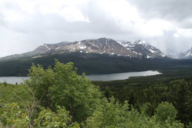 Glacier Ulusal Parkı Inside, Montana, ABD
