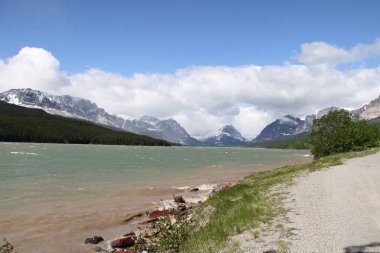 Glacier Ulusal Parkı Inside, Montana, ABD